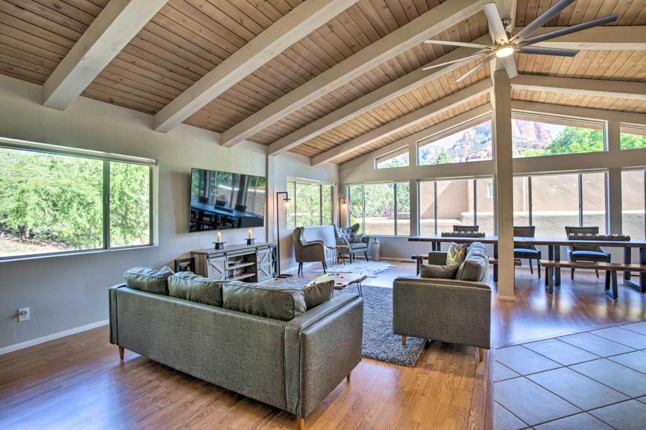 Sedona Hideaway With Swim Spa And Private Tavern! Exterior photo